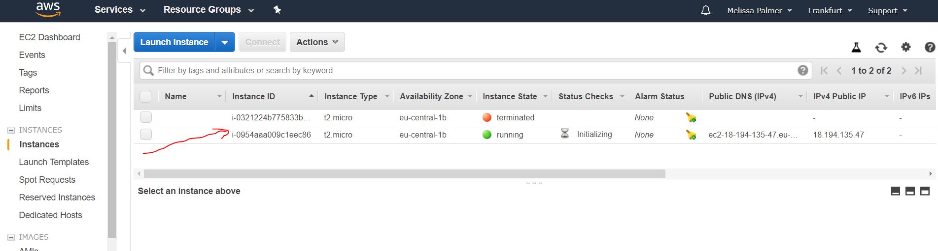 AWS New Instance